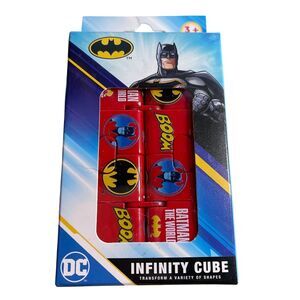 DC Comics Batman Red Infinity Cube Fidget Toy Anxiety Stress WB NEW